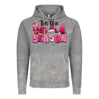 Cloud Rock Pink 'tis the season Christmas Vintage Hoodie - texasbilliewilder