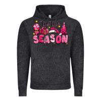 Vintage Black Pink 'tis the season Christmas Vintage Hoodie - texasbilliewilder