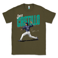 Army Green luis castillo seattle baseball Classic Tee - tuanDangUi