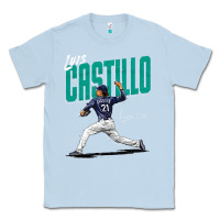 Dusty Blue luis castillo seattle baseball Classic Tee - tuanDangUi