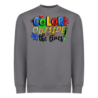 Storm Color outside the lines Heavyweight Sweatshirt - FaDigitalArtStudio