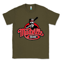 Army Green mudville nine baseball Classic Tee - tuanDangUi