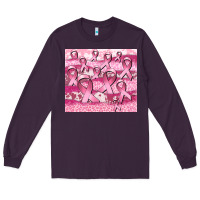 Plum ribbon Long Sleeve Tee - CowGirlArtShop