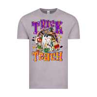 Vintage Zinc trick or teach halloween Vintage Tee - NancyCooperArtShop