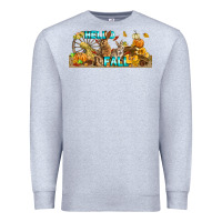 Heather Grey Hello Fall Rabbit Premium Sweatshirt - LillyAllenDesigns
