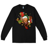 Black christmas texas highland cow Long Sleeve Tee - Jasminsmagicworld
