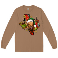Toasted Coconut christmas texas highland cow Long Sleeve Tee - Jasminsmagicworld