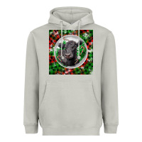 Moon Dust christmas black angus cow Heavyweight Hoodie - LillyAllenDesigns