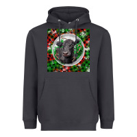 Smoke christmas black angus cow Heavyweight Hoodie - LillyAllenDesigns