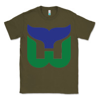 Army Green vintage hartford hockey   retro whalers Classic Tee - tuanDangUi