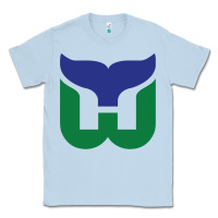Dusty Blue vintage hartford hockey   retro whalers Classic Tee - tuanDangUi