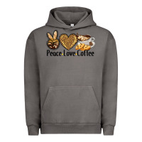 Pigment Tornado peace love coffee Urban Hoodie - BarkalooDesign