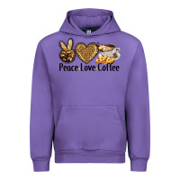 Tulip peace love coffee Urban Hoodie - BarkalooDesign