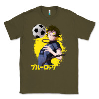 Army Green blue lock meguru bachira 1 Classic Tee - tuanDangUi