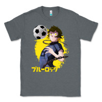Charcoal Heather blue lock meguru bachira 1 Classic Tee - tuanDangUi
