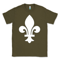 Army Green vintage quebec hockey   retro nordiques fleur de lis Classic Tee - tuanDangUi