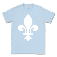 Dusty Blue vintage quebec hockey   retro nordiques fleur de lis Classic Tee - tuanDangUi