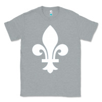 Heather Grey vintage quebec hockey   retro nordiques fleur de lis Classic Tee - tuanDangUi