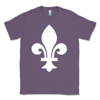 Lavender vintage quebec hockey   retro nordiques fleur de lis Classic Tee - tuanDangUi
