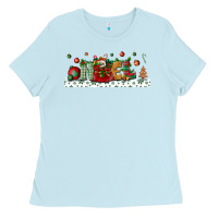 Baby Blue Noel Ladies Tee - BundleAndBundleShop
