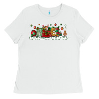 White Noel Ladies Tee - BundleAndBundleShop