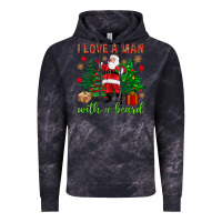 Cloud Black I love a man with a beard Christmas Vintage Hoodie - NancyCooperArtShop