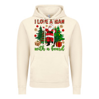 Vintage Artic I love a man with a beard Christmas Vintage Hoodie - NancyCooperArtShop