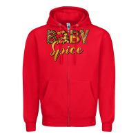 Red baby spice Zipper Hoodie - BundleAndBundleShop