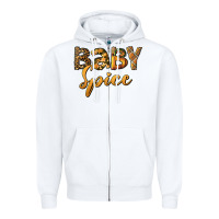 White baby spice Zipper Hoodie - BundleAndBundleShop
