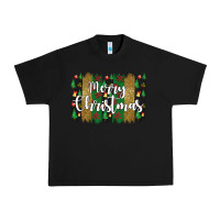 Black merry christmas Urban Heavy Tee - JahusDesignShop