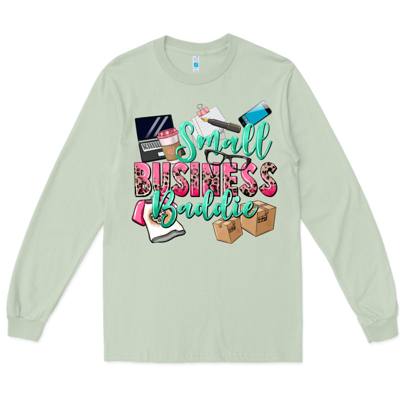 Small Business Baddie Long Sleeve Tee by CowGirlArtShop | Teevron
