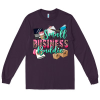 Plum small business baddie Long Sleeve Tee - CowGirlArtShop