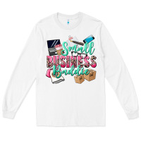 White small business baddie Long Sleeve Tee - CowGirlArtShop