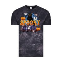 Cloud Black Spooky Dude Vintage Tee - texasbilliewilder
