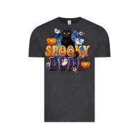 Vintage Black Spooky Dude Vintage Tee - texasbilliewilder
