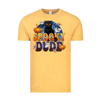 Vintage Mustard Spooky Dude Vintage Tee - texasbilliewilder