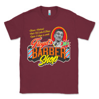 Burgundy floyd's barbershop Classic Tee - tuanDangUi