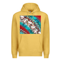 Antique Gold baseball and gemstone tumbler Premium Hoodie - BundleAndBundleShop