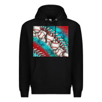 Black baseball and gemstone tumbler Premium Hoodie - BundleAndBundleShop