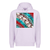 Lilac baseball and gemstone tumbler Premium Hoodie - BundleAndBundleShop