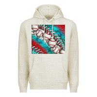 Oatmeal Heather baseball and gemstone tumbler Premium Hoodie - BundleAndBundleShop