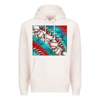 Pale Pink baseball and gemstone tumbler Premium Hoodie - BundleAndBundleShop