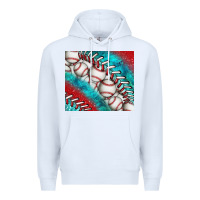 White baseball and gemstone tumbler Premium Hoodie - BundleAndBundleShop