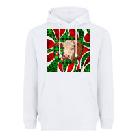 White christmas hereford cow face Heavyweight Hoodie - LillyAllenDesigns