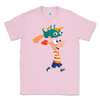 Bubblegum Pink phineas and perry Classic Tee - tuanDangUi