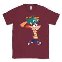 Burgundy phineas and perry Classic Tee - tuanDangUi