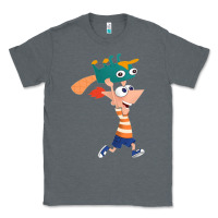 Charcoal Heather phineas and perry Classic Tee - tuanDangUi