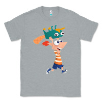 Heather Grey phineas and perry Classic Tee - tuanDangUi