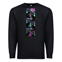 Black Black Cat Halloween Premium Sweatshirt - LillyAllenDesigns