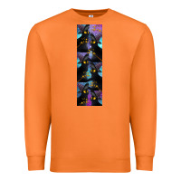 Carrot Black Cat Halloween Premium Sweatshirt - LillyAllenDesigns